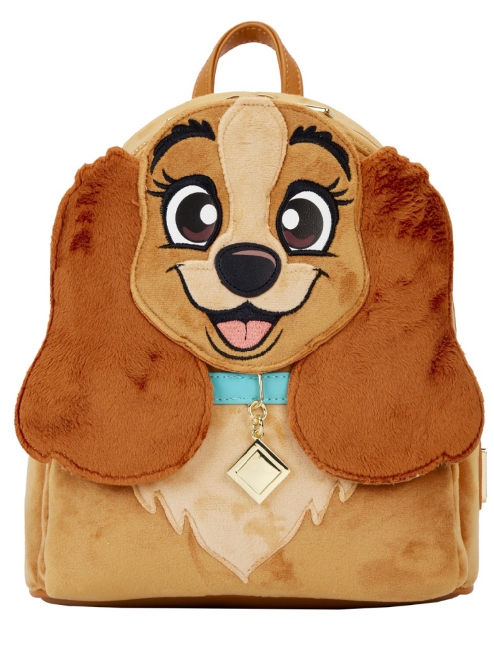 Loungefly Lady and the Tramp Plush Cosplay Mini Backpack